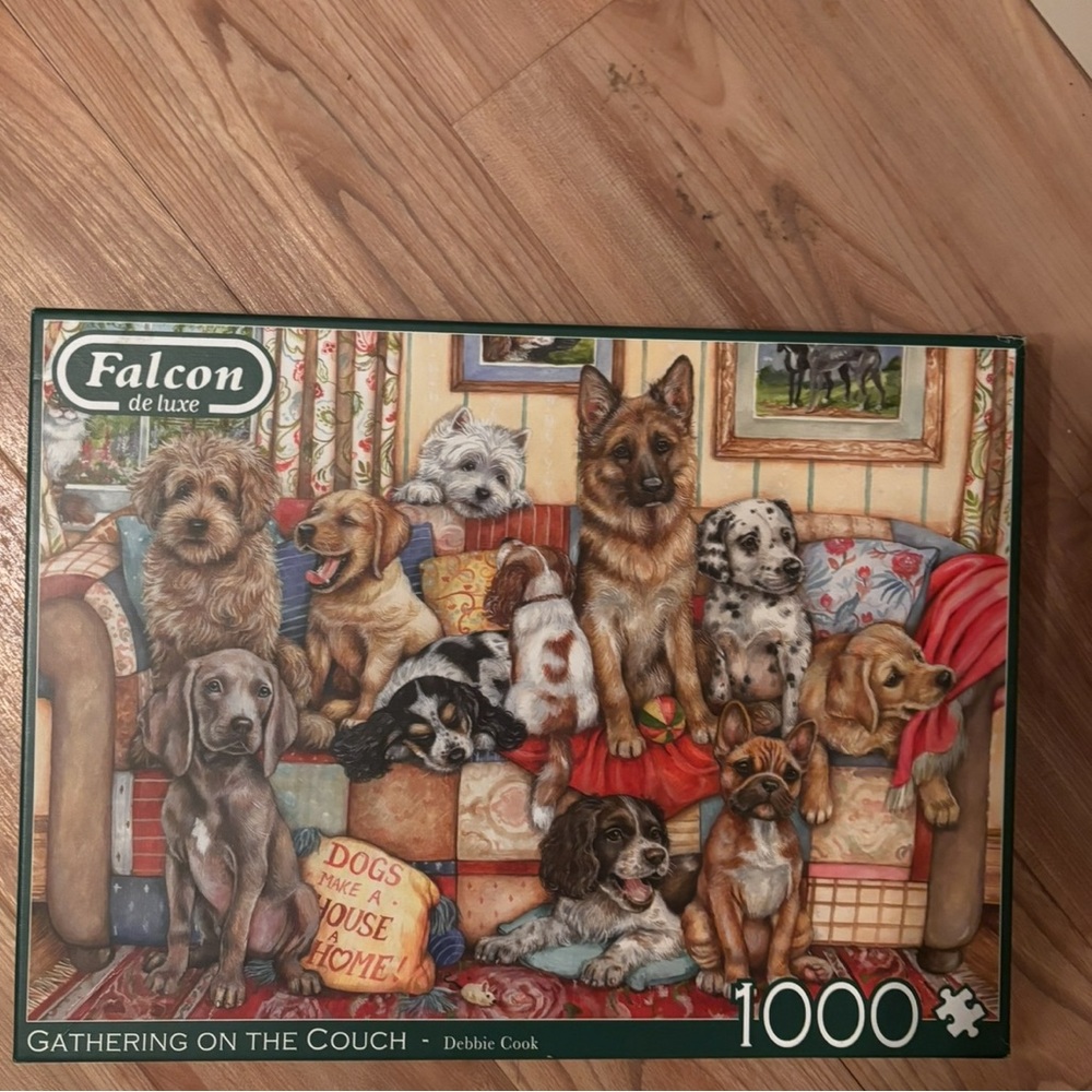 Gathering on the Couch - 1000 Piece Jigsaw Puzzle by Falcon